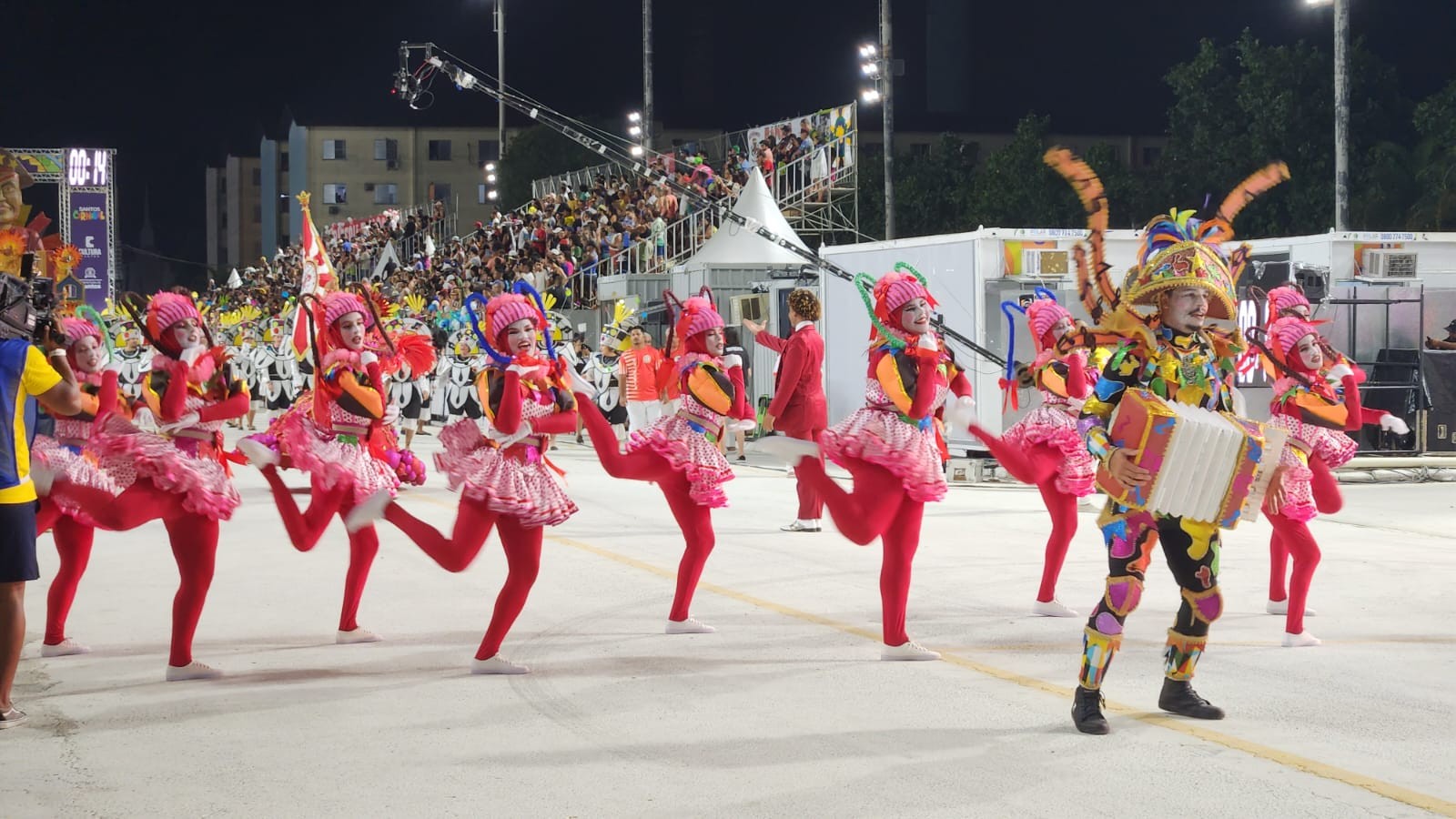 Confira as fotos da última noite de desfiles do Carnaval 2024 em Santos