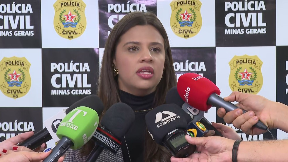 Delegada da Polícia Civil de MG Letícia Muller — Foto: TV Globo/ Reprodução