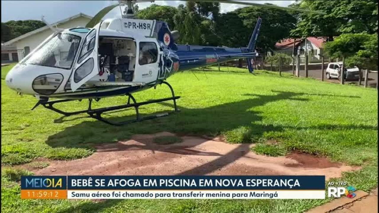 Criança de 1 ano e 8 meses é resgatada em estado grave após se afogar ...