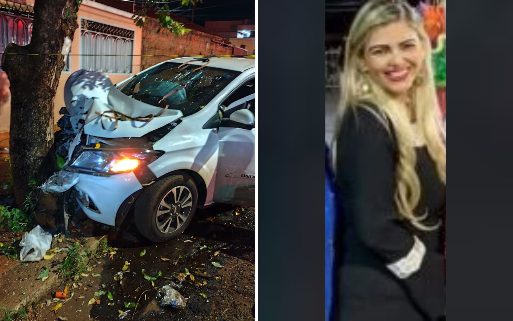 Professora morre em acidente de carro, em Itumbiara