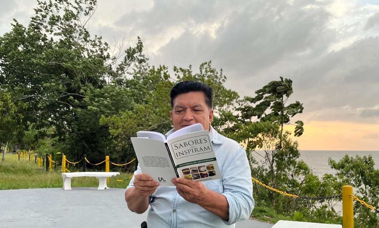 Culinária paraense e memória: escritor lança livro com degustação gratuita na Feira do Livro de Belém