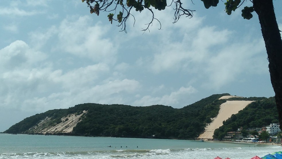 Praia de Ponta Negra, em Natal — Foto: André Silva/Cedida