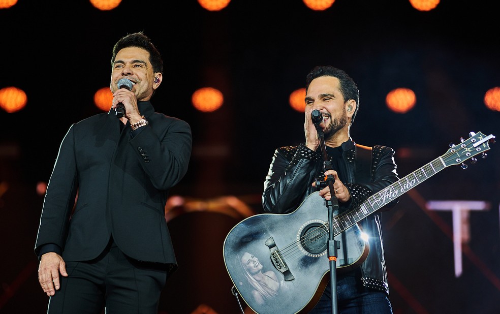 Zezé Di Camargo & Luciano fazem show histórico na Festa do Peão de Barretos 2026 — Foto: Érico Andrade/g1