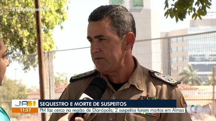 PM faz cerco a suspeitos de sequestro em Almas; três já foram mortos