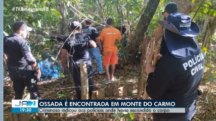 Suspeito de homicídio leva polícia ao local em que escondeu corpo em Monte do Carmo