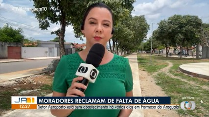Moradores reclamam da falta de água em Formoso do Araguaia