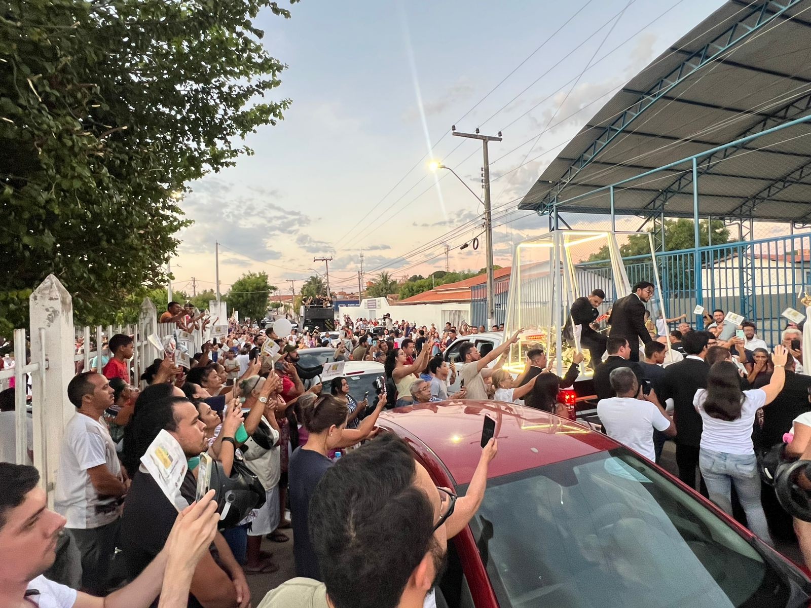 Procissão da Nossa Senhora de Fátima — Foto: TV Verdes Mares