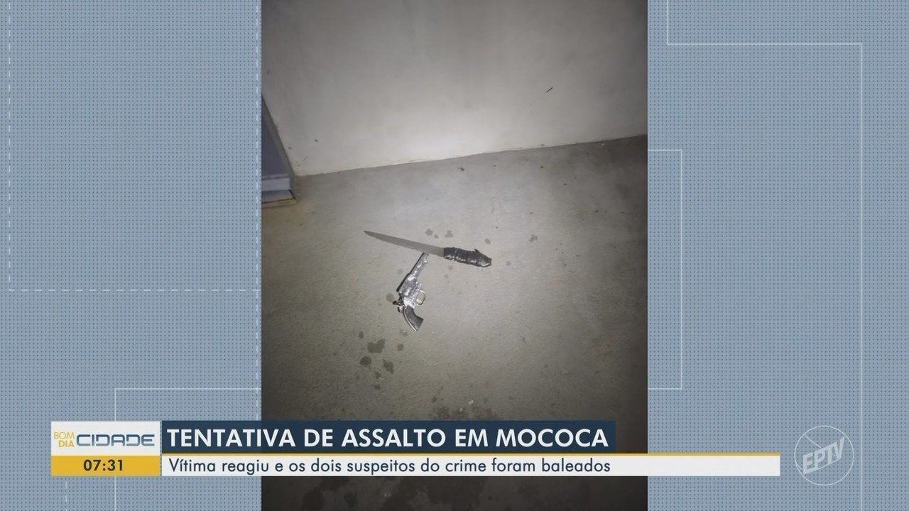 Vítima reage a tentativa de assalto, mata um dos suspeitos e deixa outro ferido em Mococa