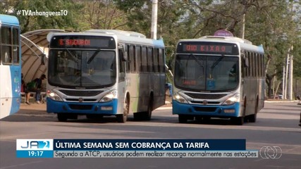 Última semana de transporte gratuito em Palmas; saiba como recarregar a carteirinha