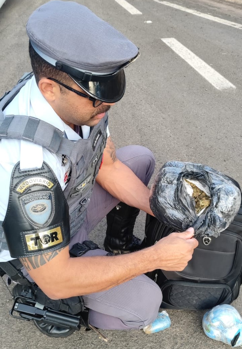 Adolescente foi apreendido por ato infracional em Presidente Bernardes (SP) — Foto: Polícia Rodoviária