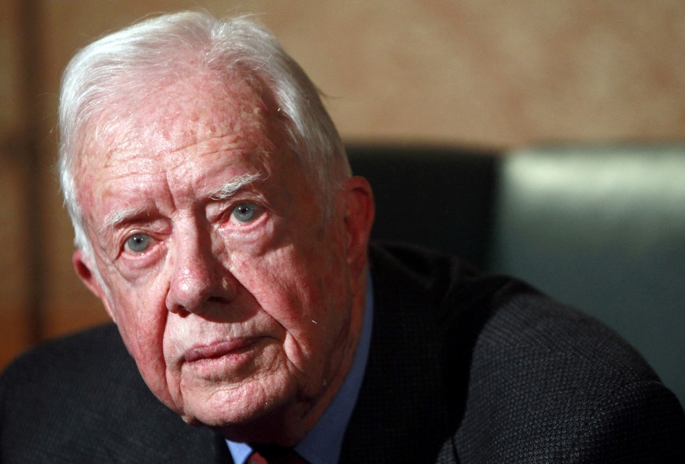 O ex-presidente dos EUA Jimmy Carter em 2012 — Foto: Amr Abdallah Dalsh/Reuters