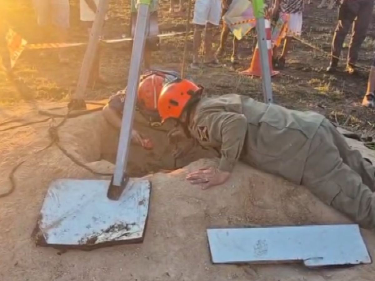 Adolescente de 14 anos cai em um buraco com 15 metros de profundidade em Jaguariúna