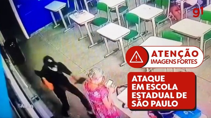 G1 - Professora é ameaçada com faca por estudante ao impedir briga