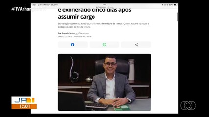 Secretário de educação de Palmas é exonerado cinco dias após assumir cargo