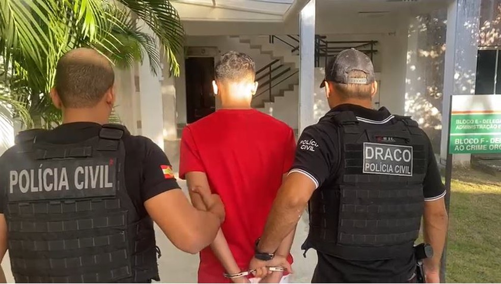 Grupo criminoso suspeito de aplicar golpe do precatório em SC é preso em ação da PC-CE e PCSC em Maracanaú — Foto: Divulgação