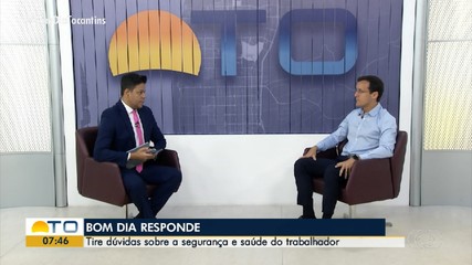 Telespectadores tiram dúvidas sobre saúdo do trabalhador no Bom Dia Responde