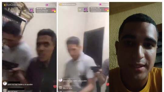 Influenciador venezuelano é assassinado durante transmissão ao vivo - Gabriel Sarmiento tinha 76 mil seguidores e publicava vídeos de denúncias contra policiais supostamente envolvidos em corrupção e membros de gangues. Homens armados invadiram a residência enquanto o influenciador gravava.