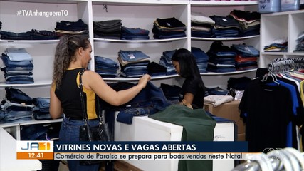 Novas vitrines e vagas abertas no comércio de Paraíso do Tocantins