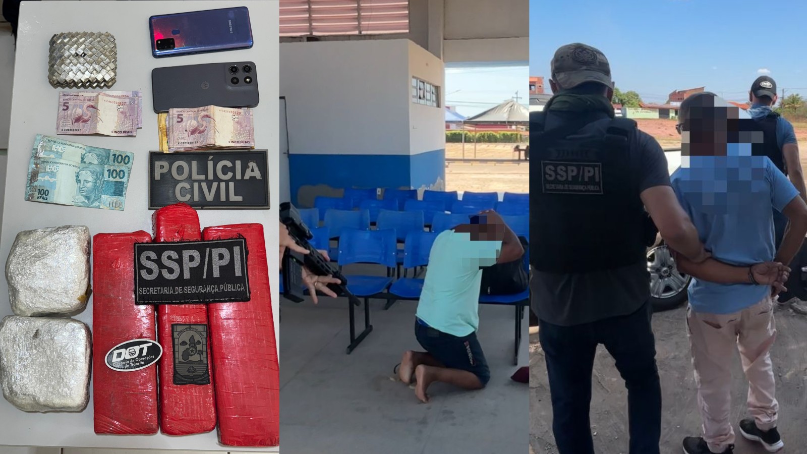 Pai e filho são presos ao tentar embarcar com drogas em rodoviária no Piauí