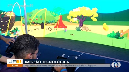 Tecnologia: veja como fazer uma viagem visual interativa em painéis da Agrotins 2024