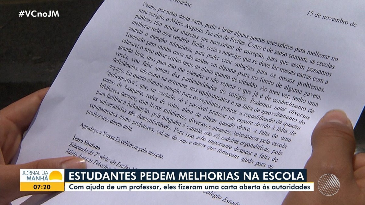 Carta aberta aos meus alunos - Hoje participei de um evento da escola