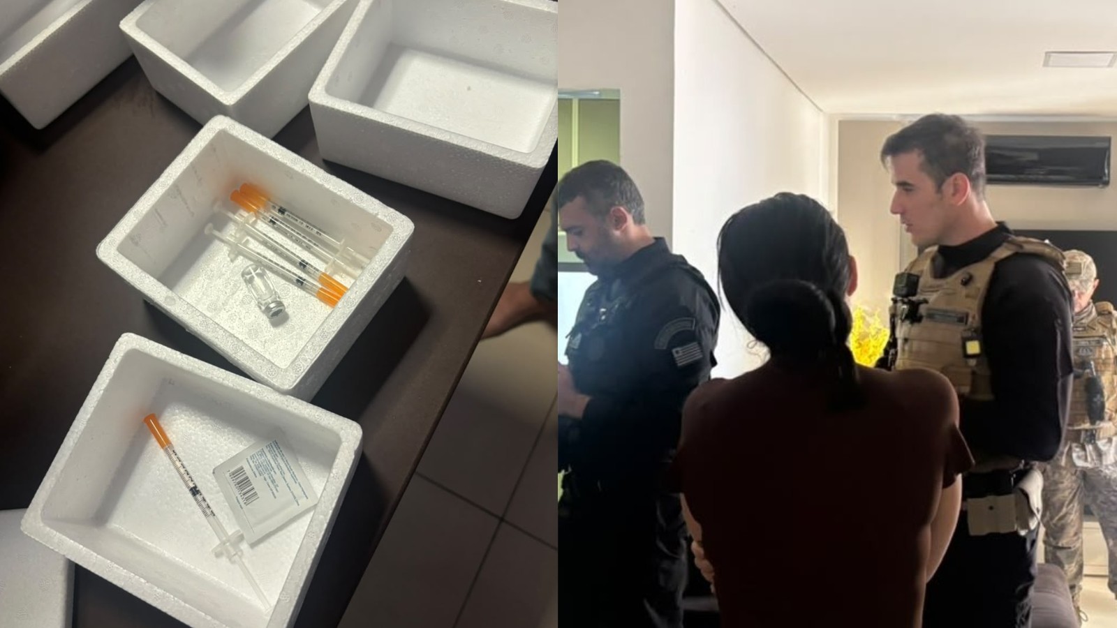 Canetas emagrecedoras são apreendidas em casa na Zona Leste de Teresina; dona de clínica de estética conduzida