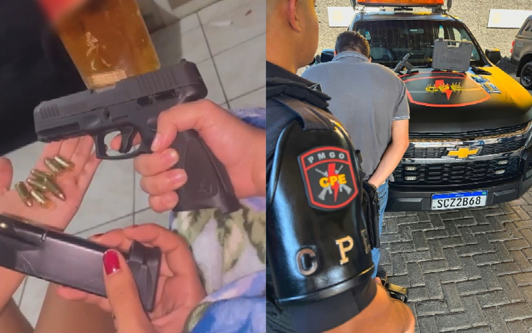 Homem é preso após adolescente ostentar arma nas redes sociais; vídeo