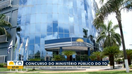 Concurso do Ministério Público é realizado neste domingo (3)