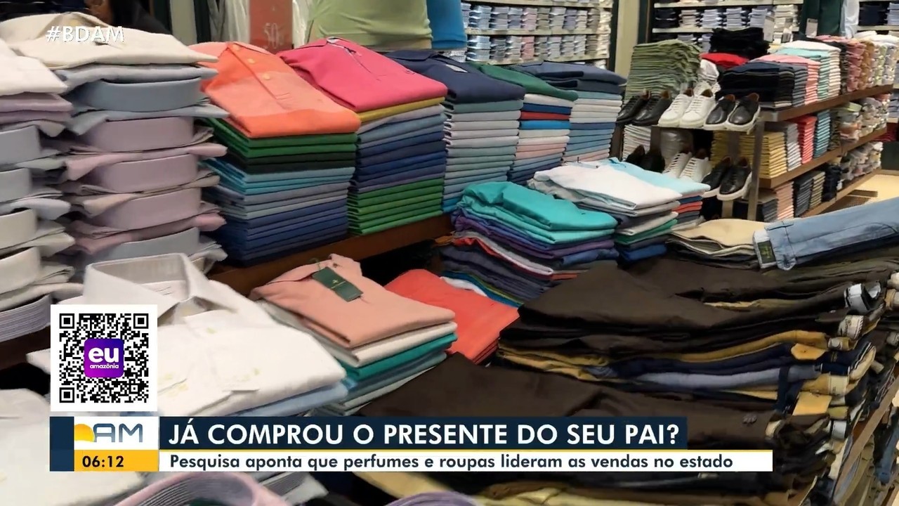 Dia dos Pais deve movimentar R$ 81 milhões no comércio de Manaus, aponta CDL