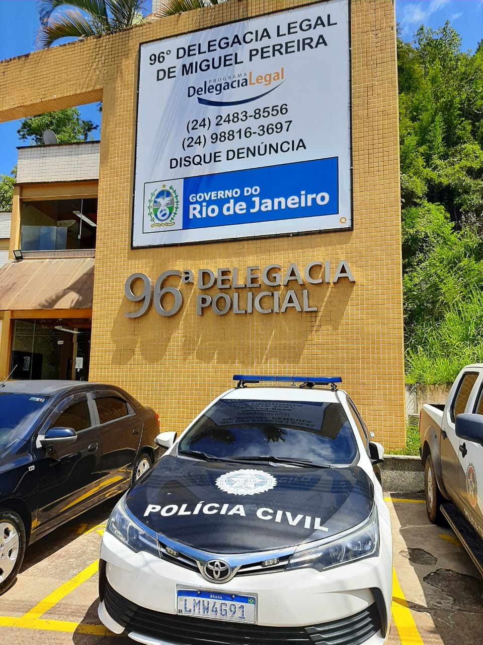 Homem é preso por agredir ex-esposa em Miguel Pereira