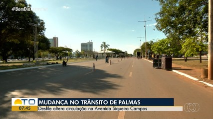 Veja as avenidas de Palmas terão interdição durante o desfile cívico de aniversário