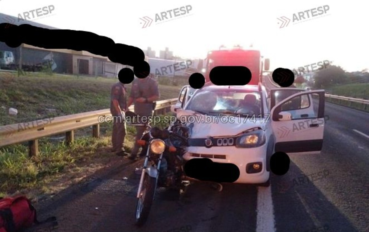Motociclista morre ao bater contra carro em rodovia de Presidente Prudente