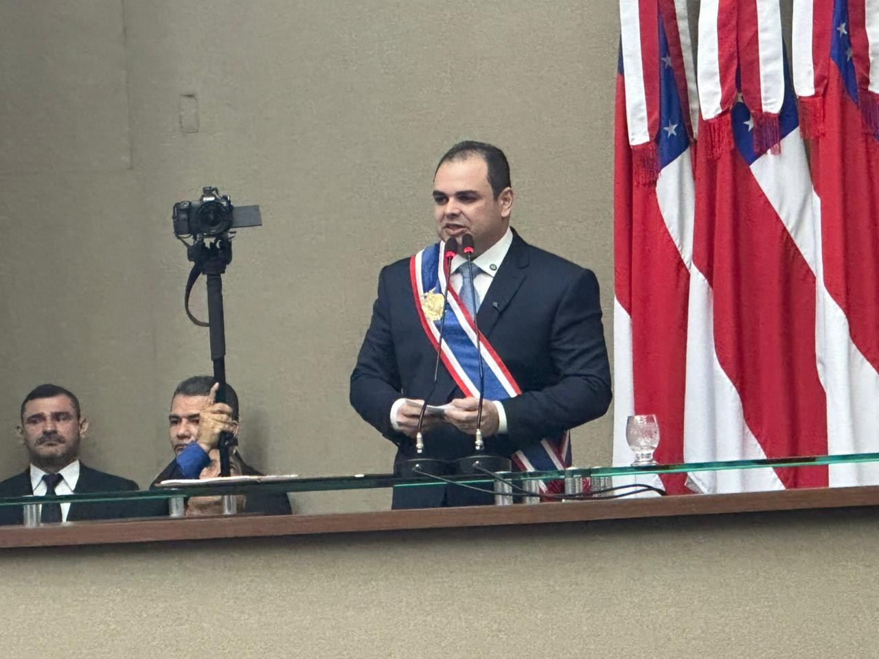 ACOMPANHE: Roberto Cidade toma posse como novo governador do Amazonas