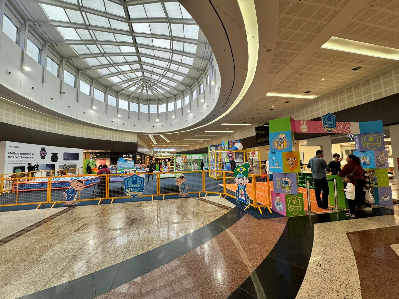 Brinquedos infláveis, esportes e arena gamer: veja atrações de férias nos shoppings de São José e Taubaté