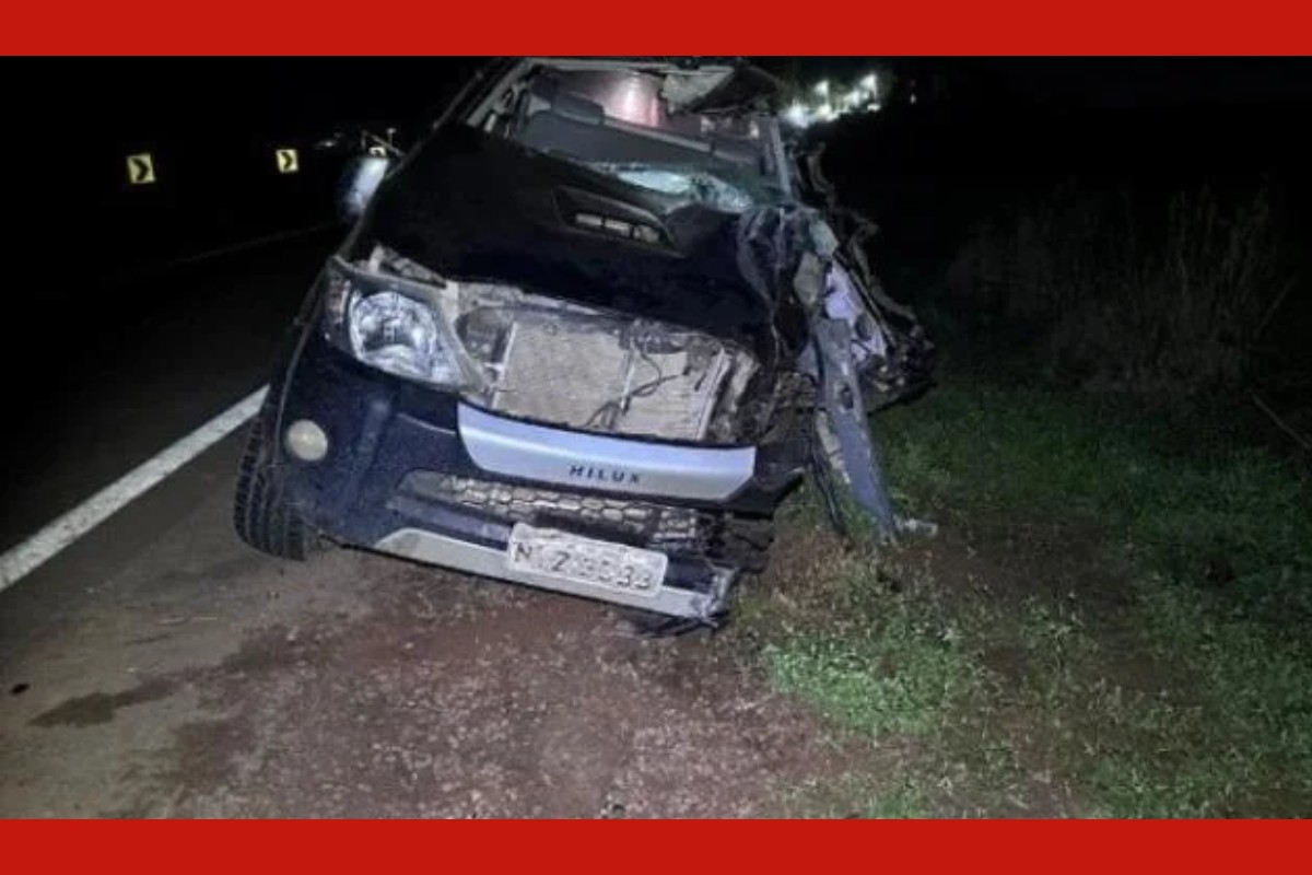 Motorista de 86 anos morre após bater caminhonete contra caminhão em rodovia de MT