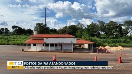 Postos de rodovias estaduais abandonados aumentam insegurança de condutores