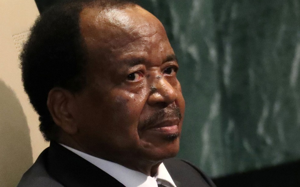 O presidente de Camares, Paul Biya, aguarda sua vez de discursar na Assembleia Geral das Naes Unidas, em Nova York, em 22 de setembro de 2016  Foto: Reuters/Carlo Allegri/File Photo