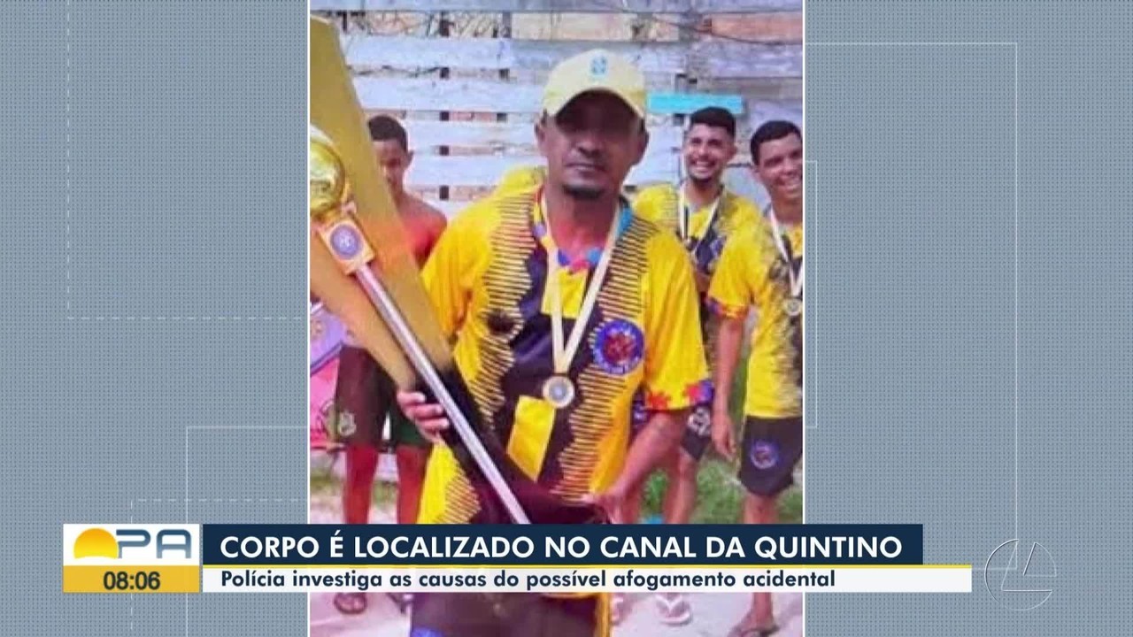 Corpo de homem é encontrado no canal da tv. Quintino, em Belém