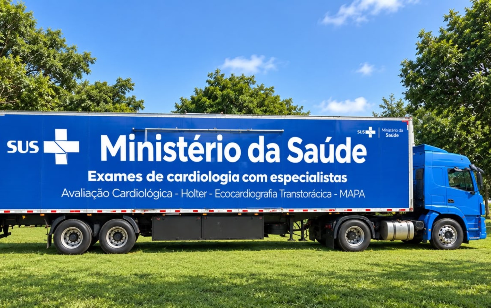 Carreta oferece consultas e exames cardiológicos para pacientes de 28 municípios da Bahia; agendamento pode ser feito no local