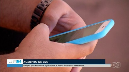 Golpes que envolvem aplicativos de dados bancários aumentaram em 35%