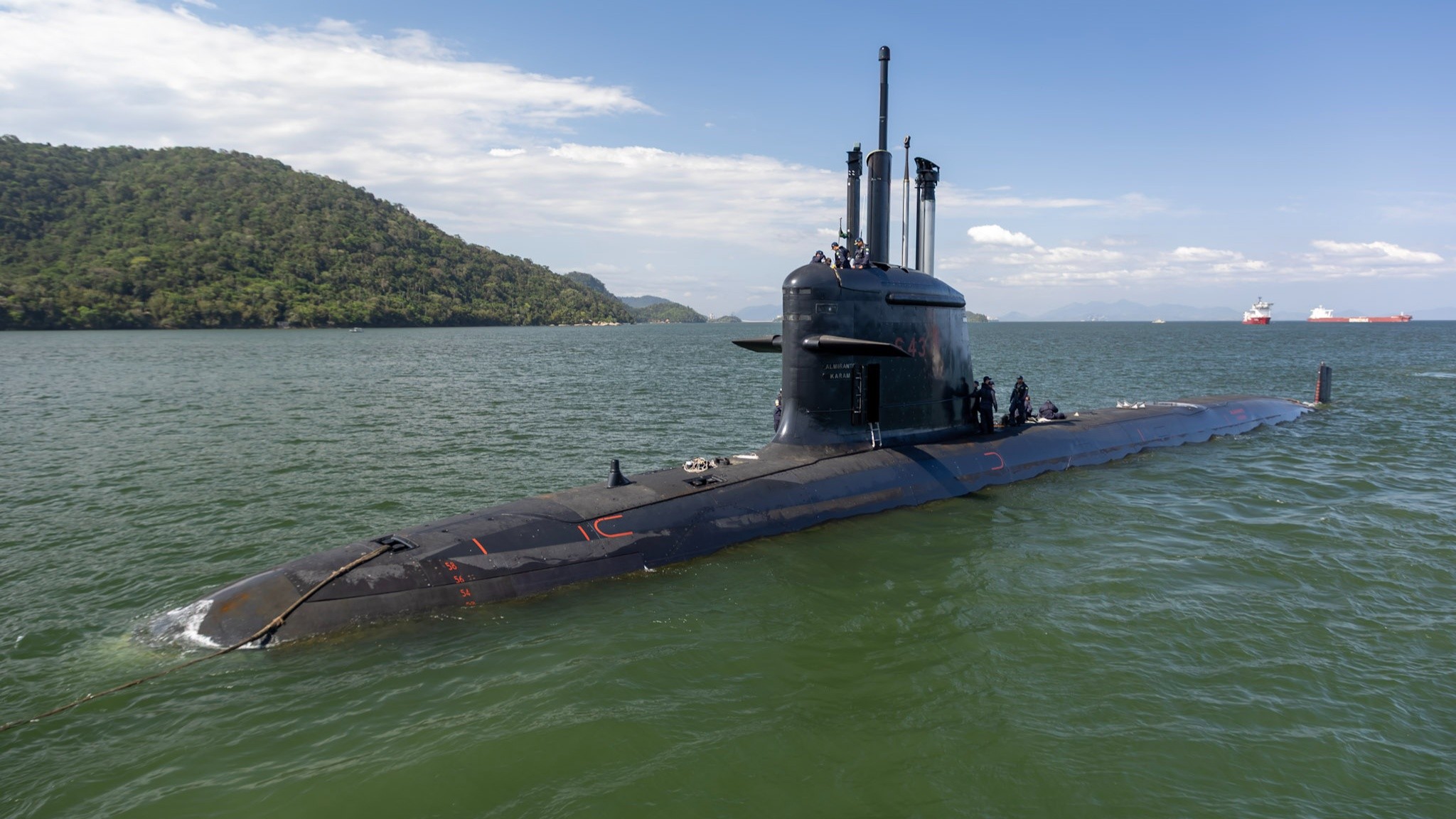 Novo submarino da Marinha passa por primeira imersão estática antes de entrada em operação