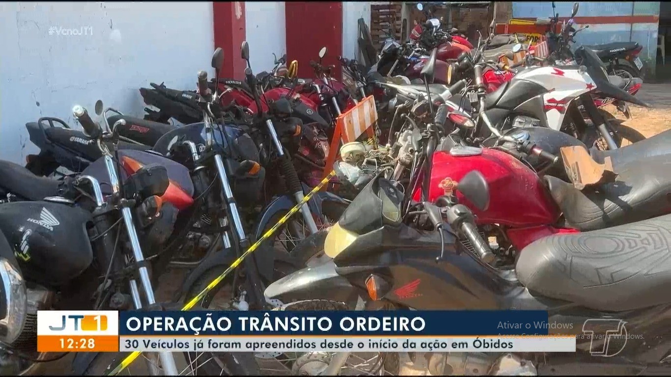 Operação ‘Trânsito Ordeiro’ apreende 30 veículos em Óbidos