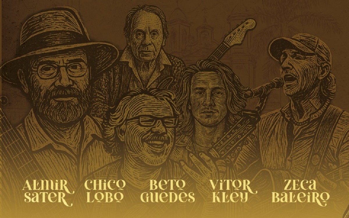 Almir Sater, Zeca Baleiro, Victor Kley e Beto Guedes são atrações gratuitas em evento gastronômico de São João del Rei