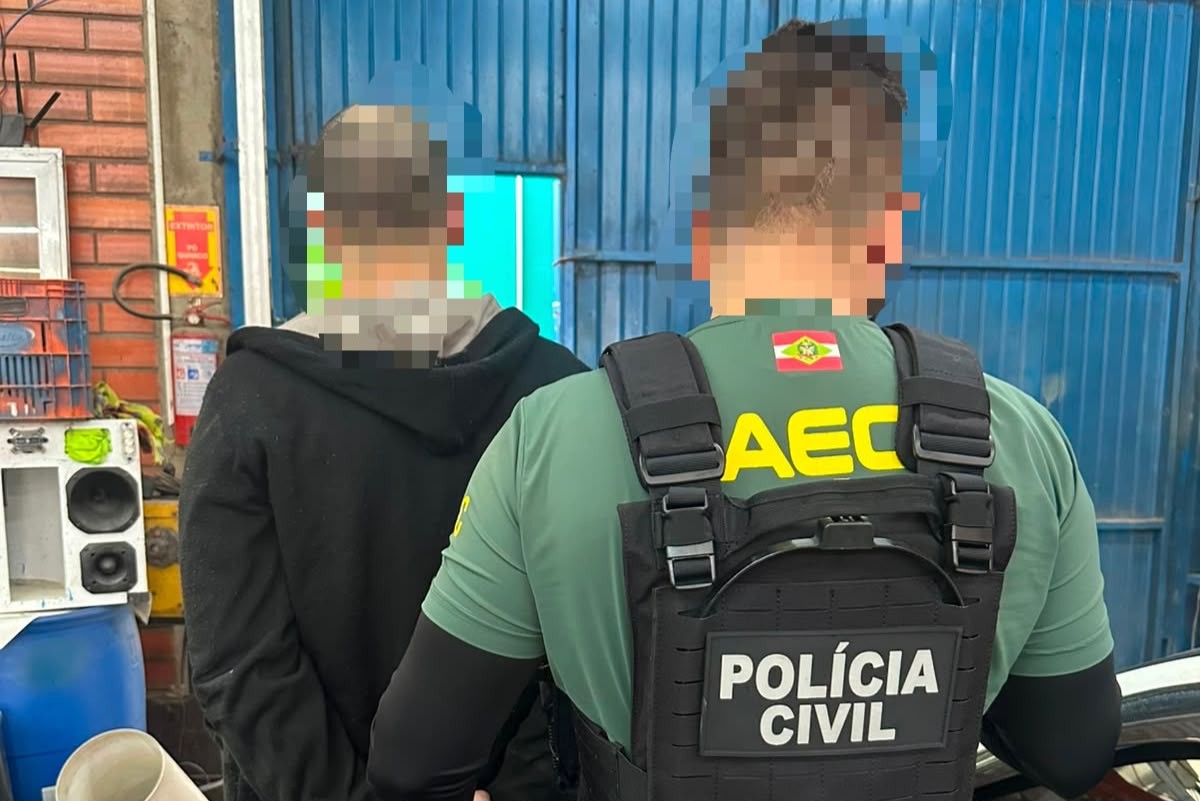 Investigado por comentários obscenos a filha de 2 anos de influenciadora em rede social é preso em SC