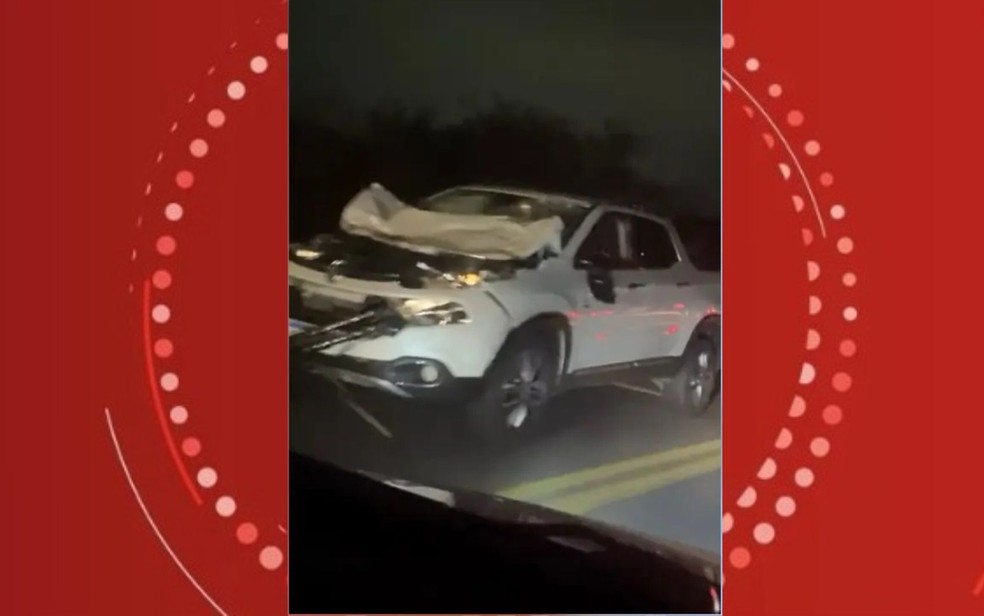 Policial rodoviário federal morre após ser atropelado por carro enquanto retirava animais da pista na Bahia — Foto: PA4