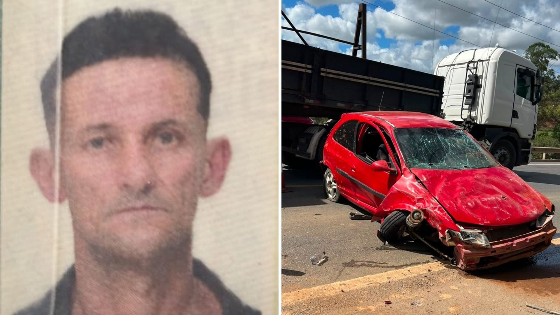 Motorista sai de carro após acidente e morre atropelado por carreta na BR-101 no ES