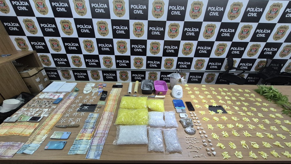 Operação 'Colômbia' prende sete suspeitos de tráfico em três cidades do interior de SP — Foto: Divulgação/Polícia Civil