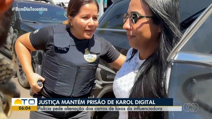 Justiça mantém prisão preventiva da influenciadora Karol Digital e do companheiro