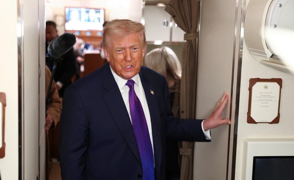 O presidente Donald Trump — Foto: Kevin Lamarque/Reuters