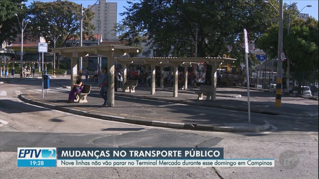 Obras do Mercado Municipal afetam linhas de ônibus neste domingo, em Campinas